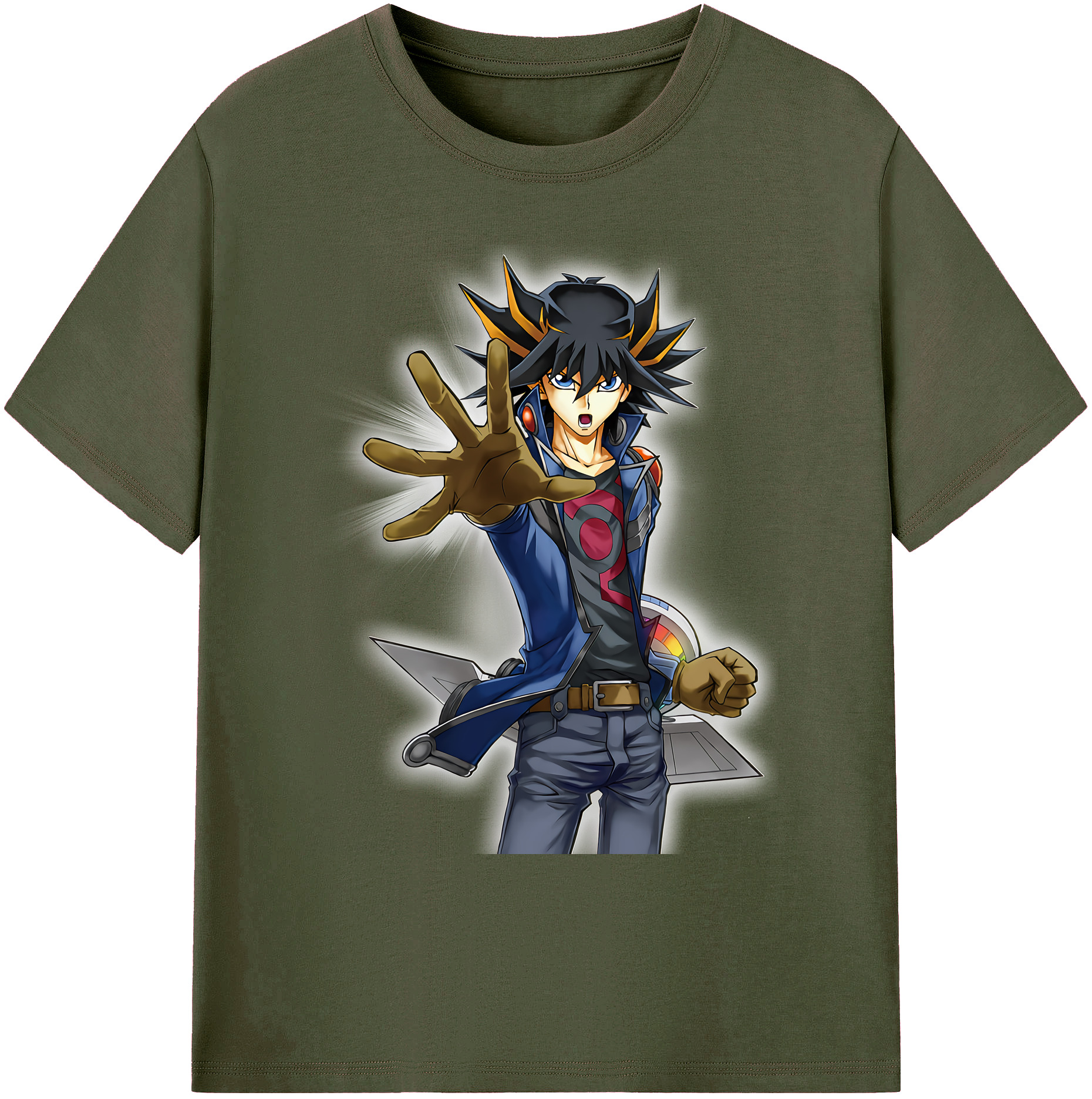 （画像用） 遊☆戯☆王 Yu-Gi-Oh! 綿100％ メンズ半袖Tシャツ｜肌触りやわらか＆通気性